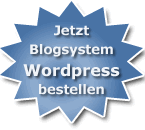 Blog System Wordpress ohne Zusatzkosten zum Webhosting bestellen